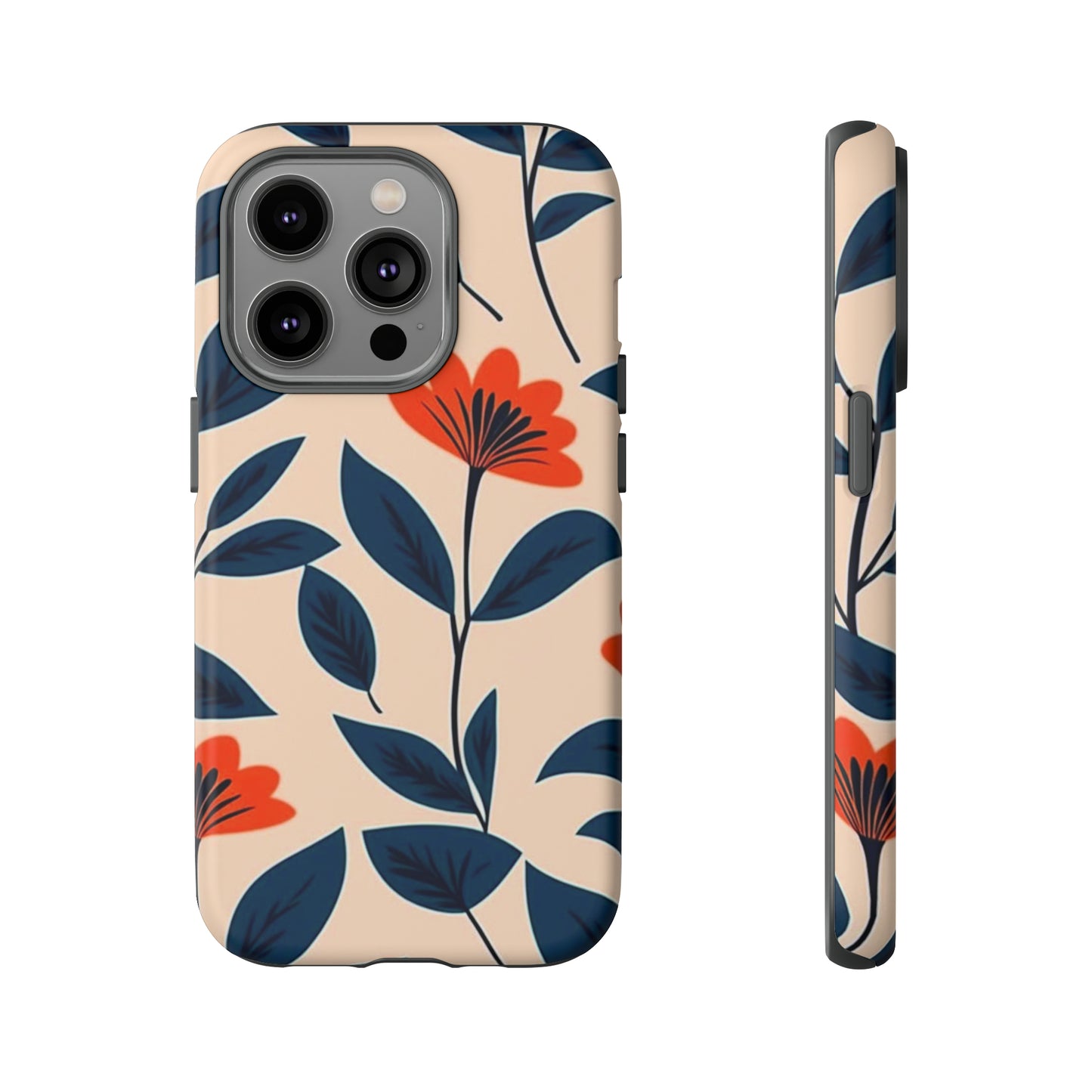 Floral Pattern Tough Case