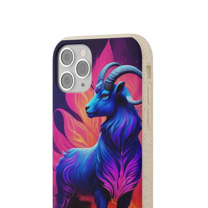 Pink Peculiar Goat Biodegradable Case