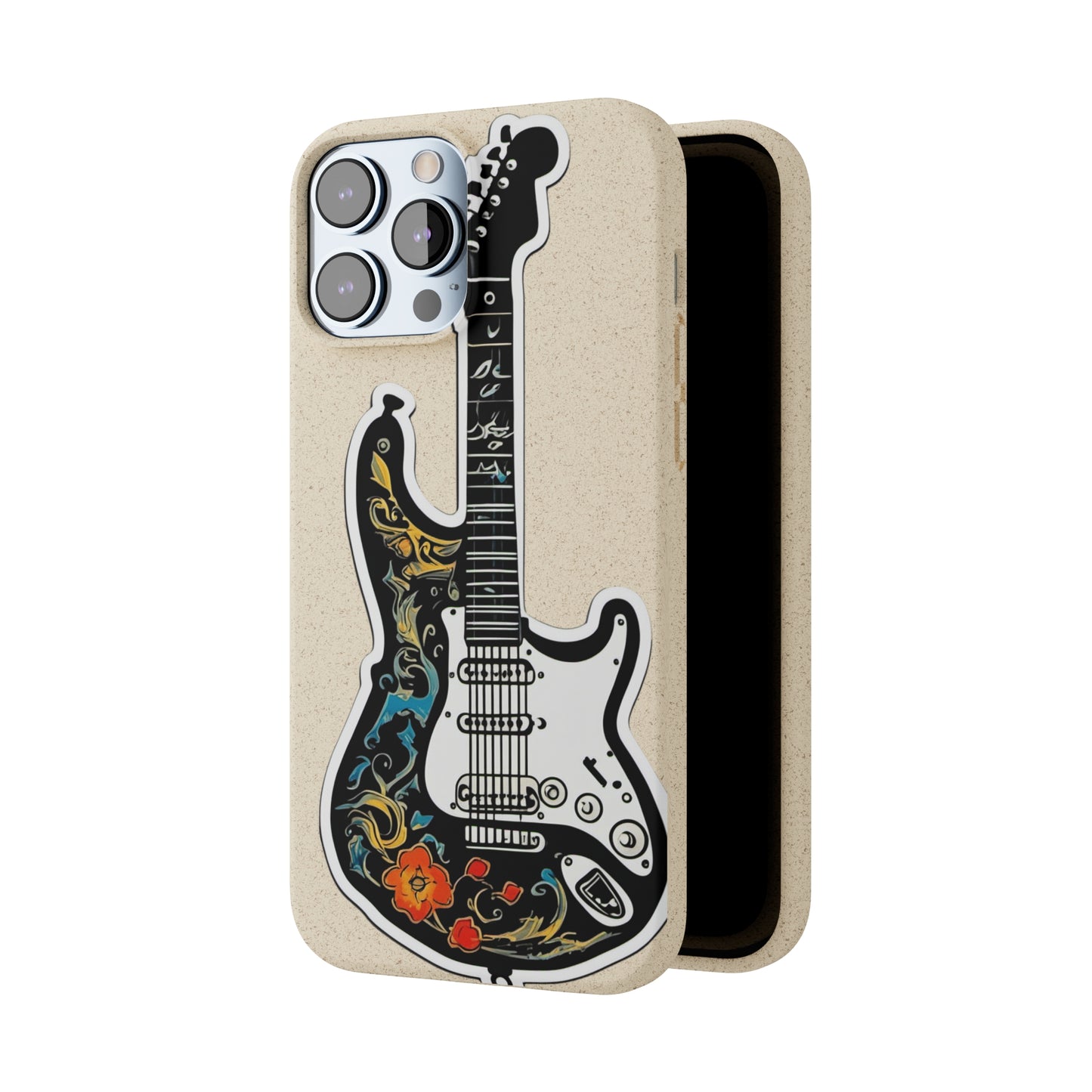 Artistic Guitar Trendy Biodegradable Cases