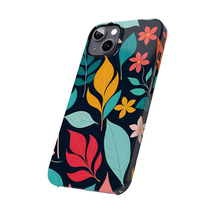 Flower Leaf Slim Phone Case