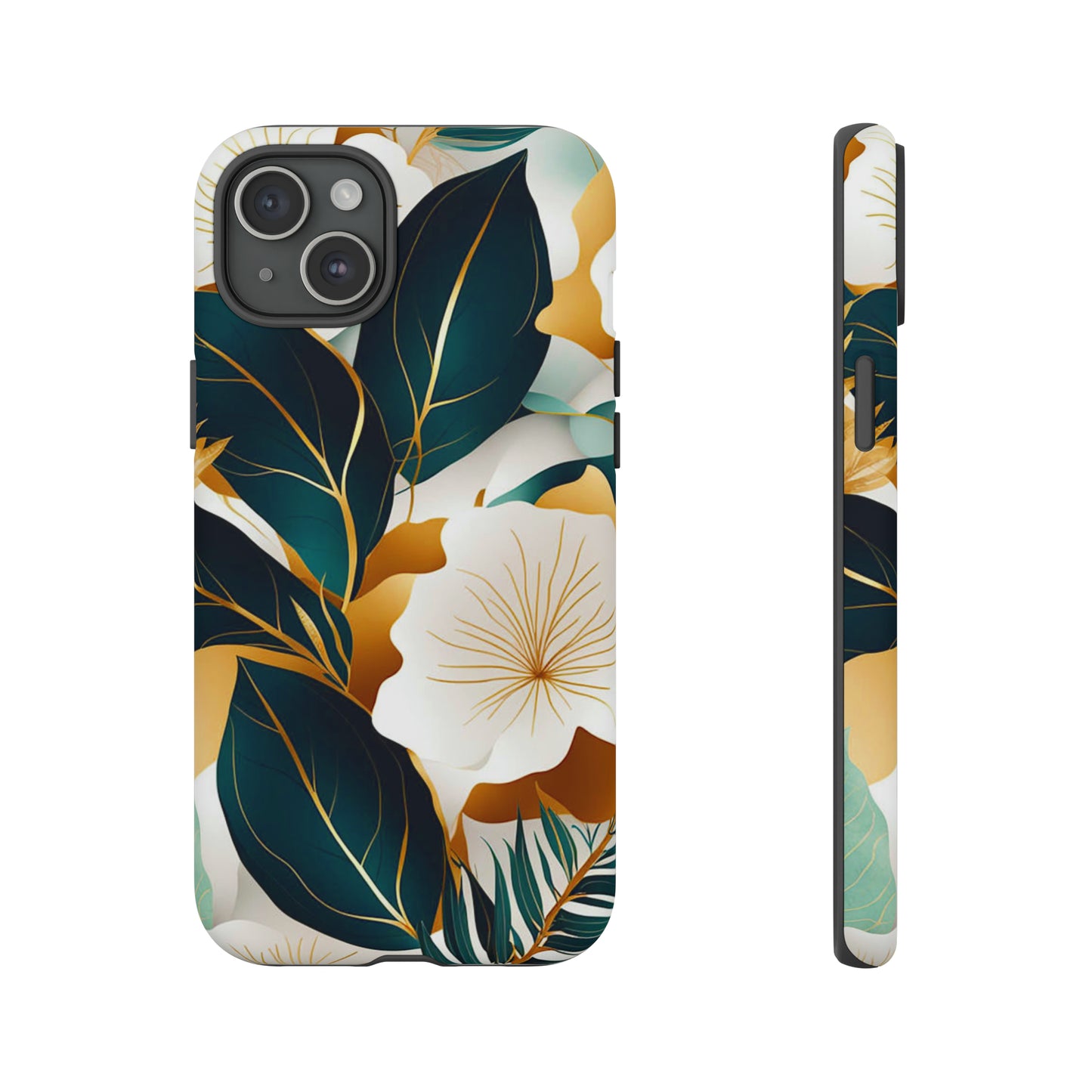 White Flowers Art Tough Case