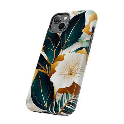 White Flowers Art Tough Case