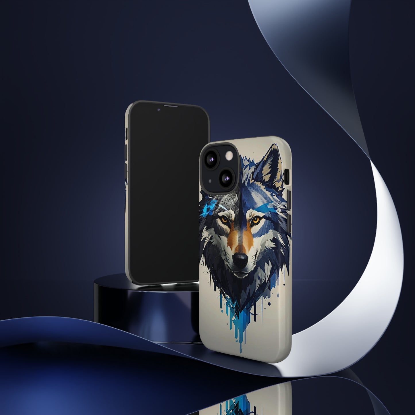 Blue wolf Tough Case