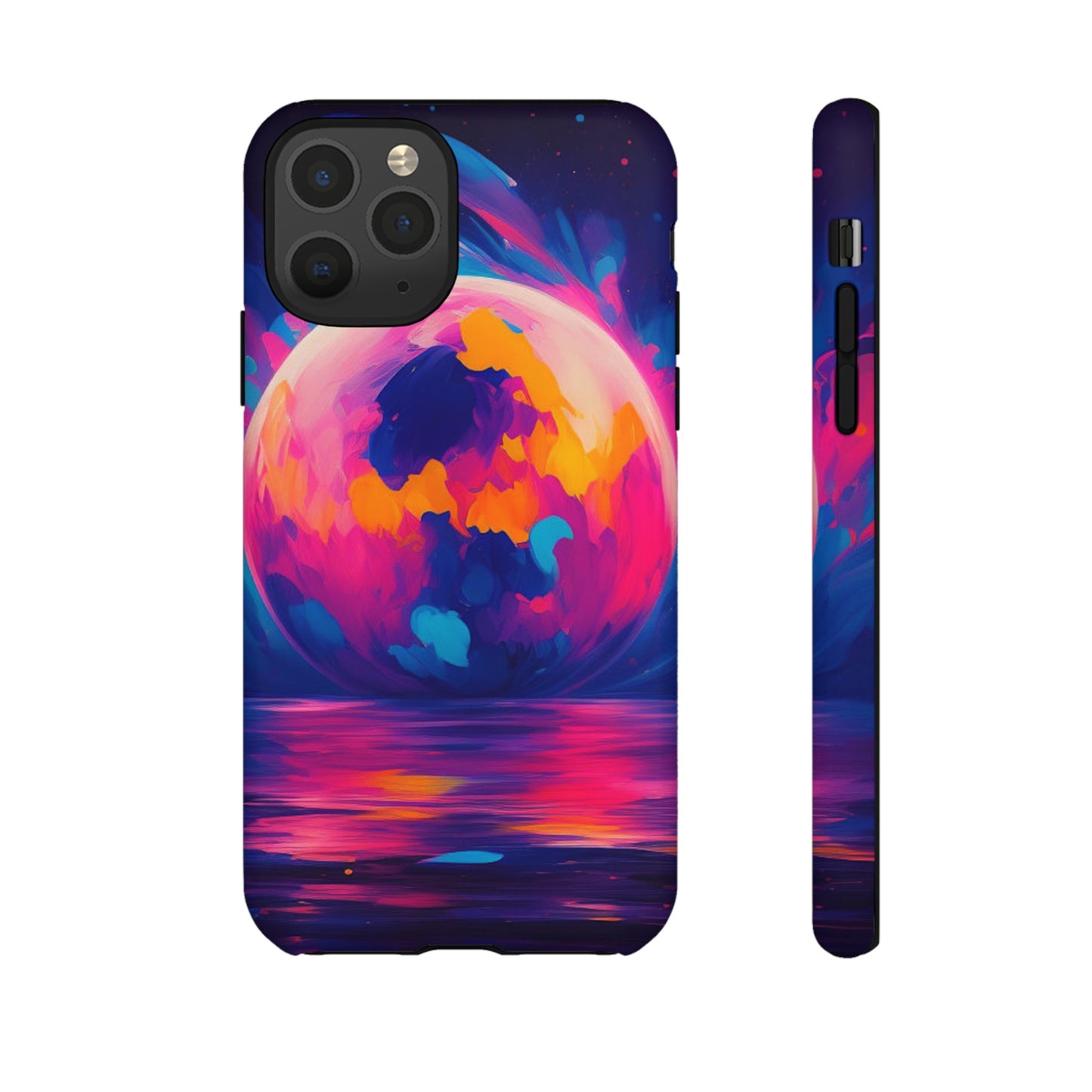 Hexagonal Moon Tough Case