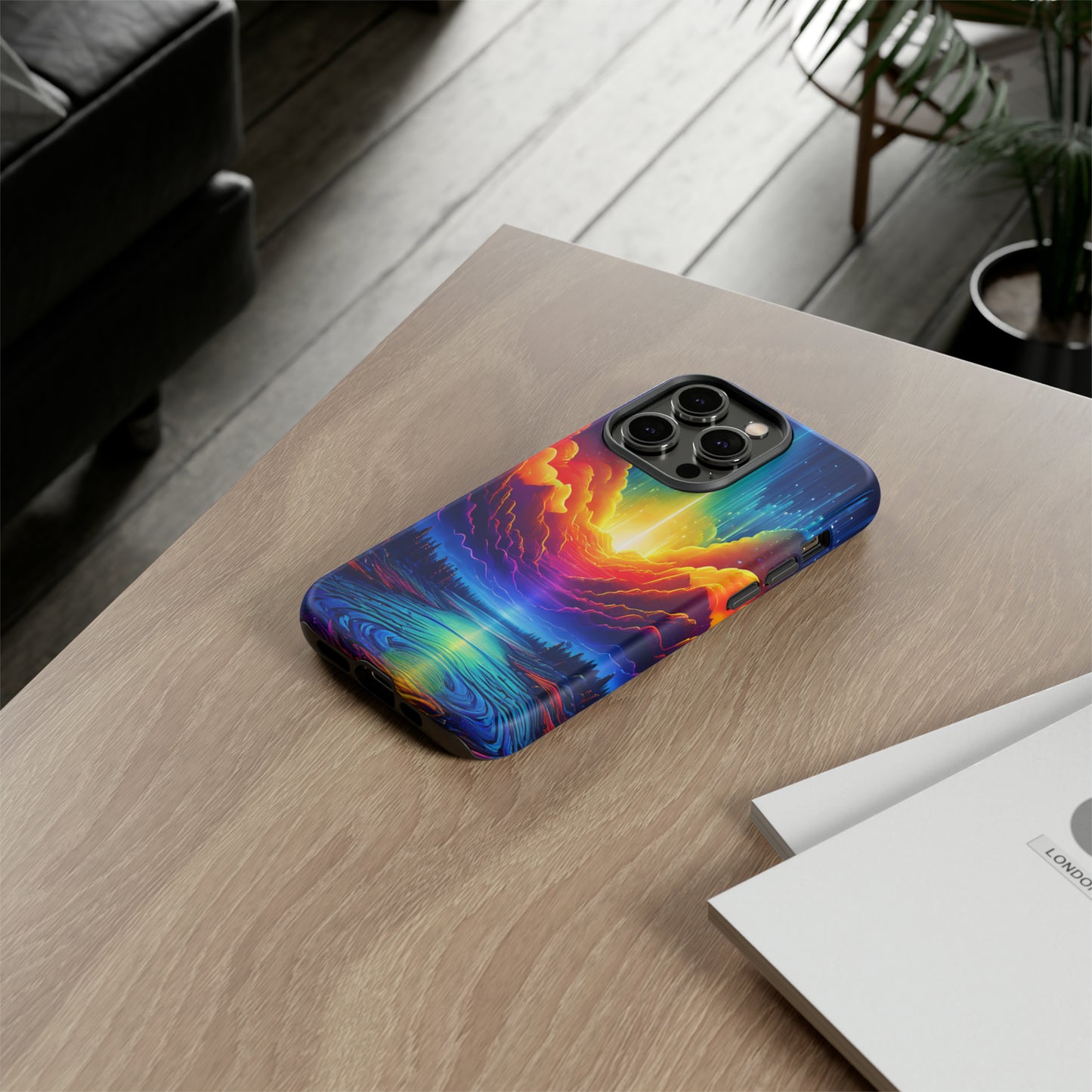 Rainbow Clouds Tough Case