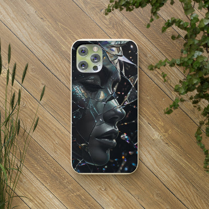 Fractured Glass art Biodegradable Case