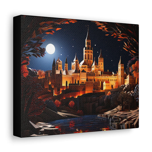 Silent Arabian Night Canvas