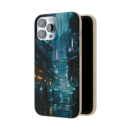 Dystopian Cityscape Biodegradable Case