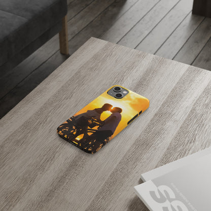 Sunset Kiss Slim Phone Case