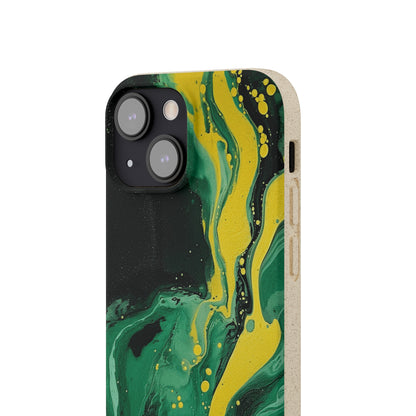 Swirling Shadows Design Biodegradable Case