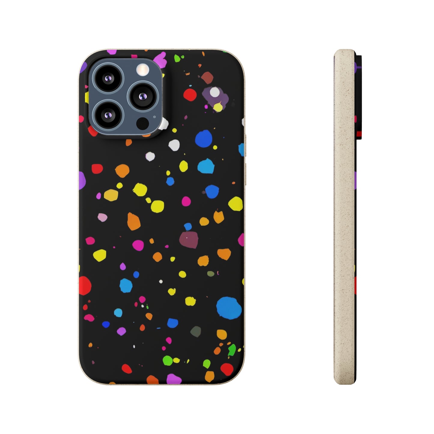 Colorful Dot Parade Biodegradable Case