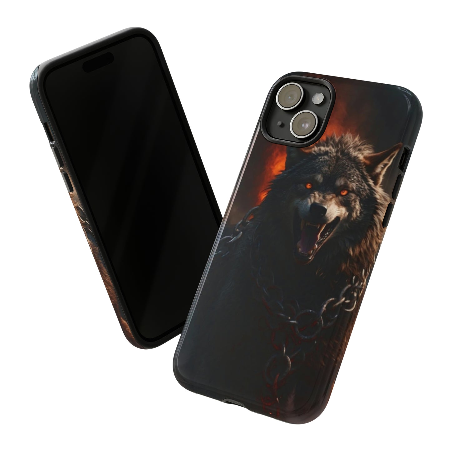 Wolf chained Tough Case