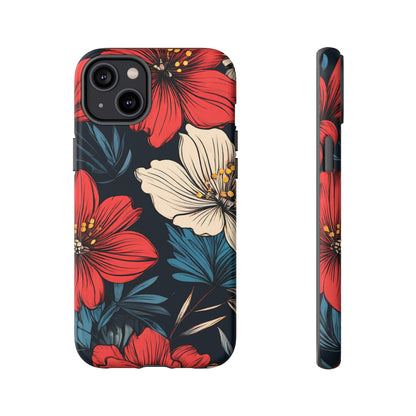 Two Flowers Tough Case