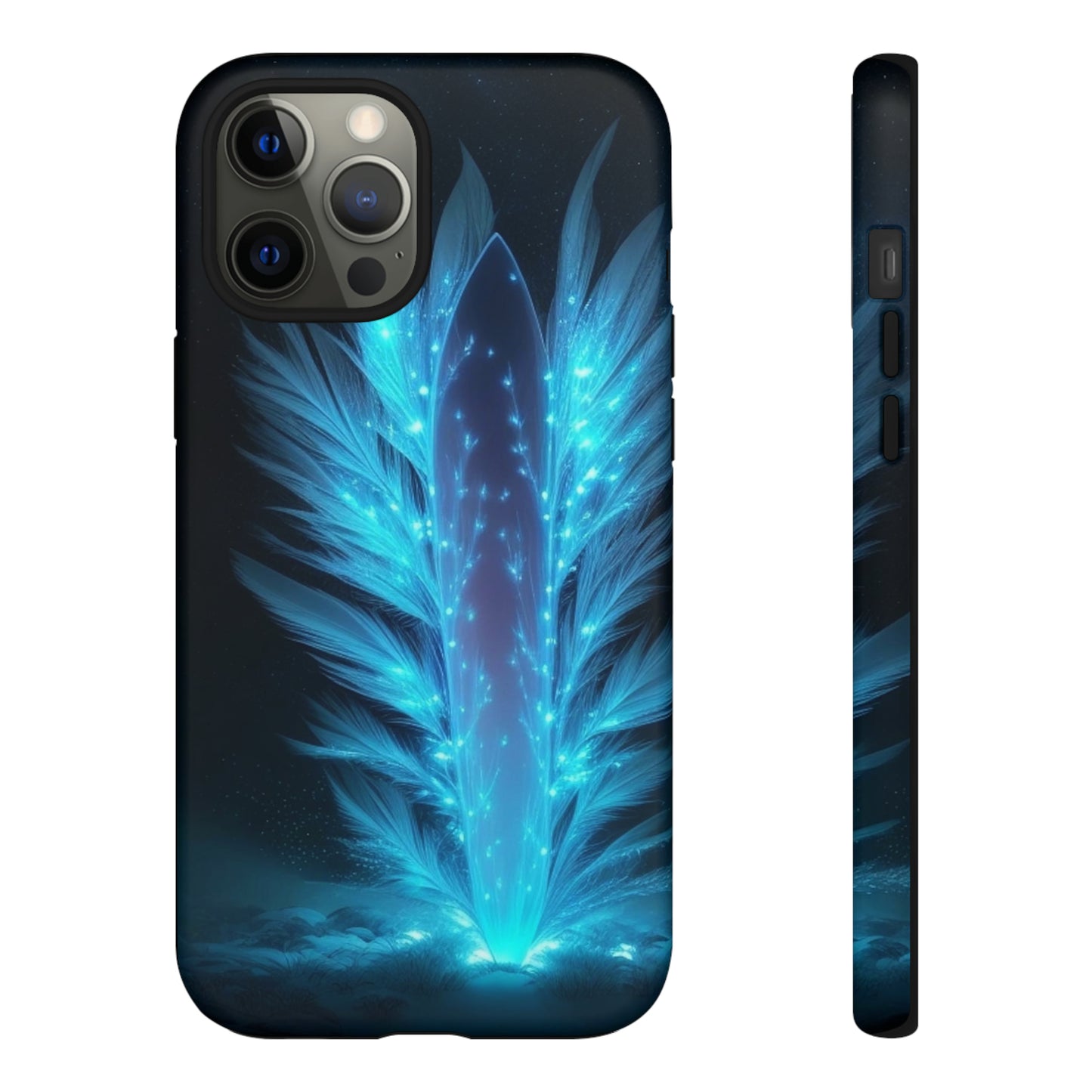 Glowing Blue Light  Tough Case