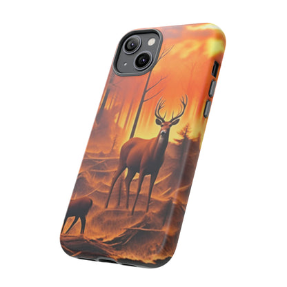 Deer Painting Tough Case