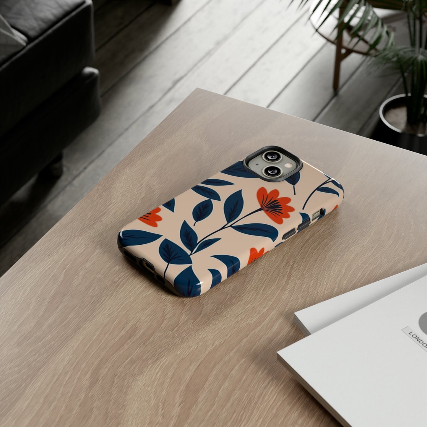 Floral Pattern Tough Case