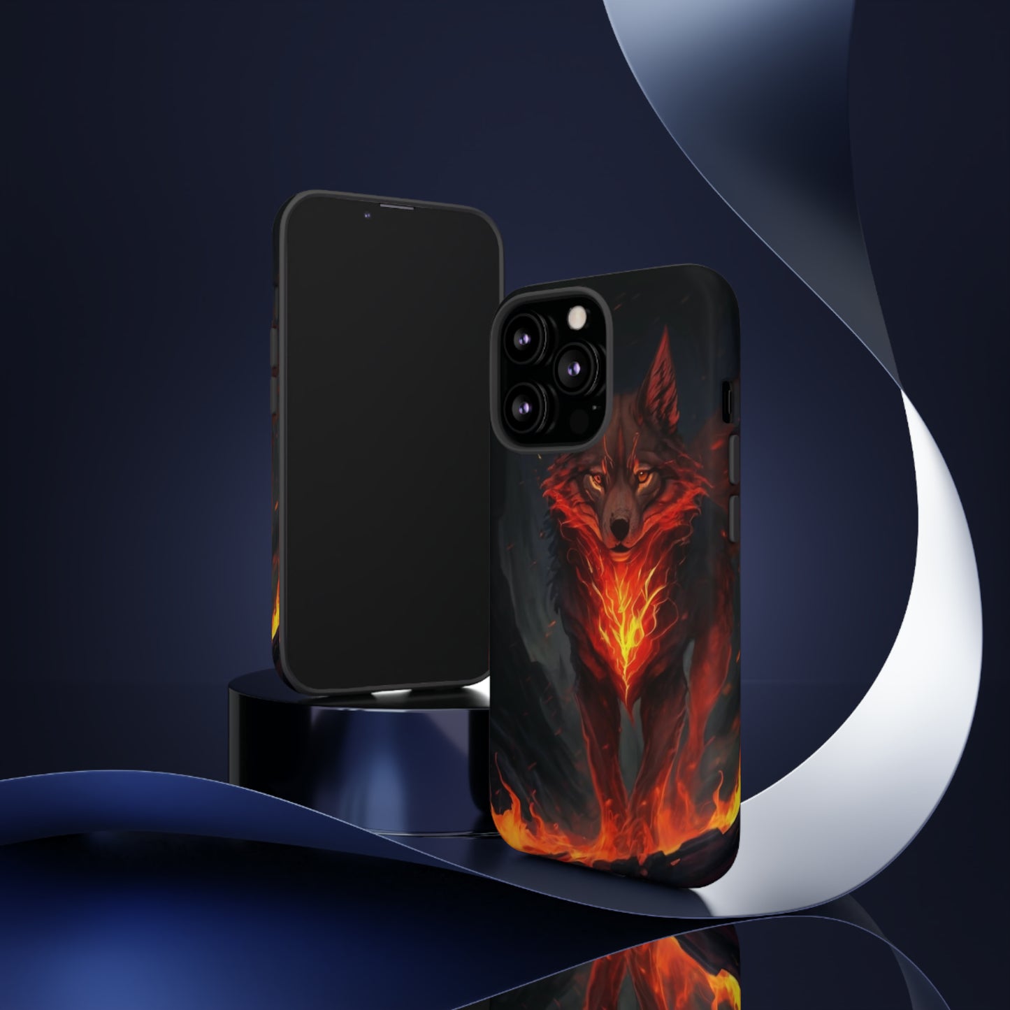 Red Glowing Fox  Tough Case