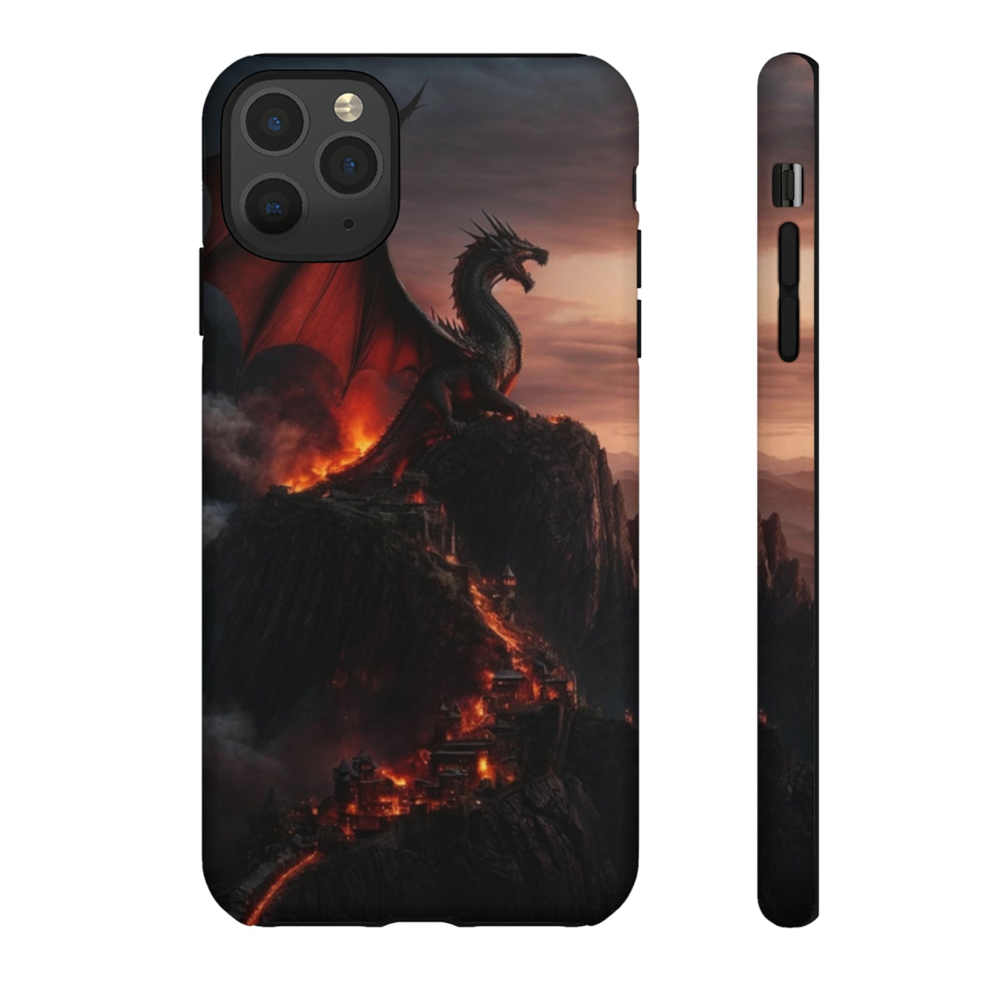 Dragon on mountain Tough Case