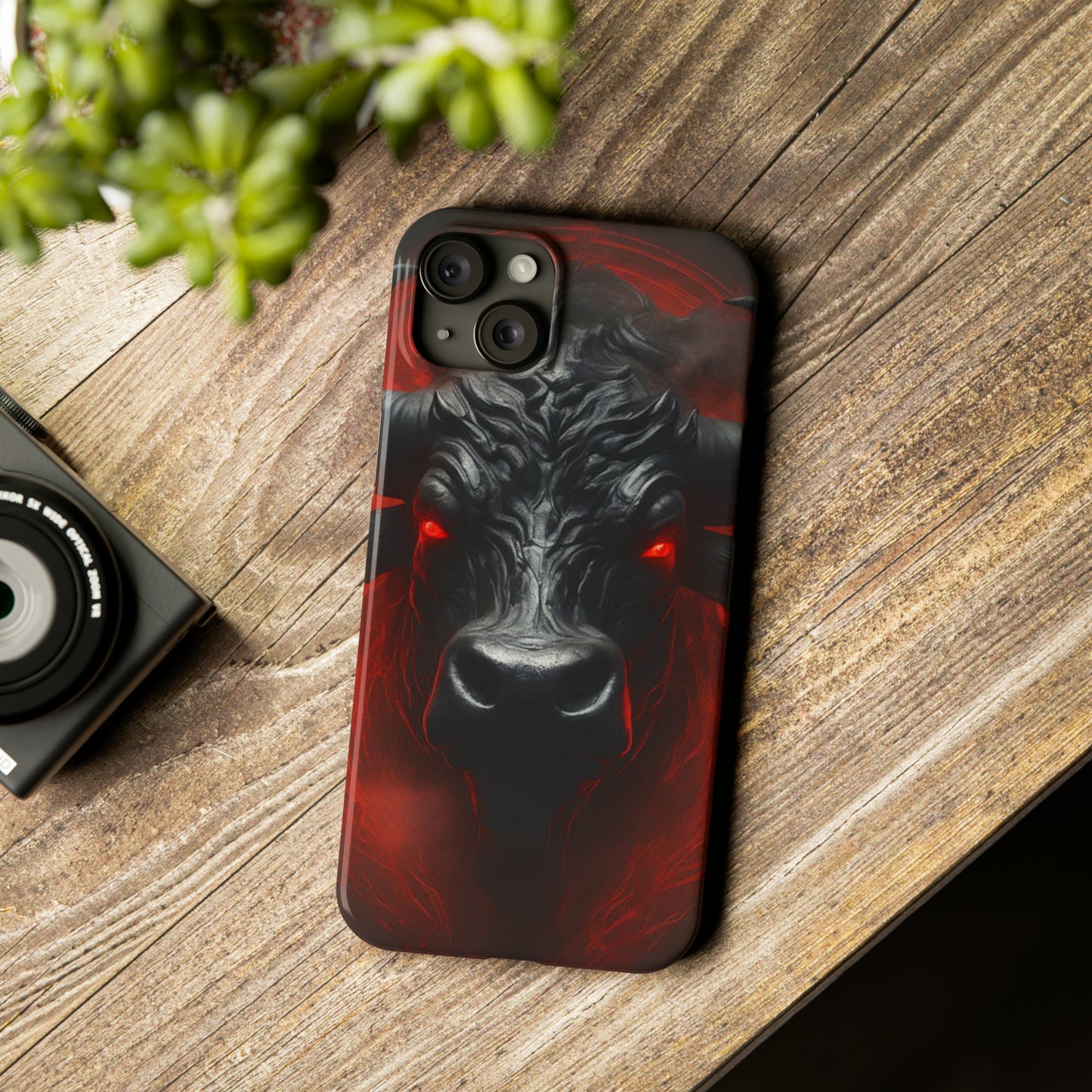 Red Eye Bull Slim Phone Case - Colorwink