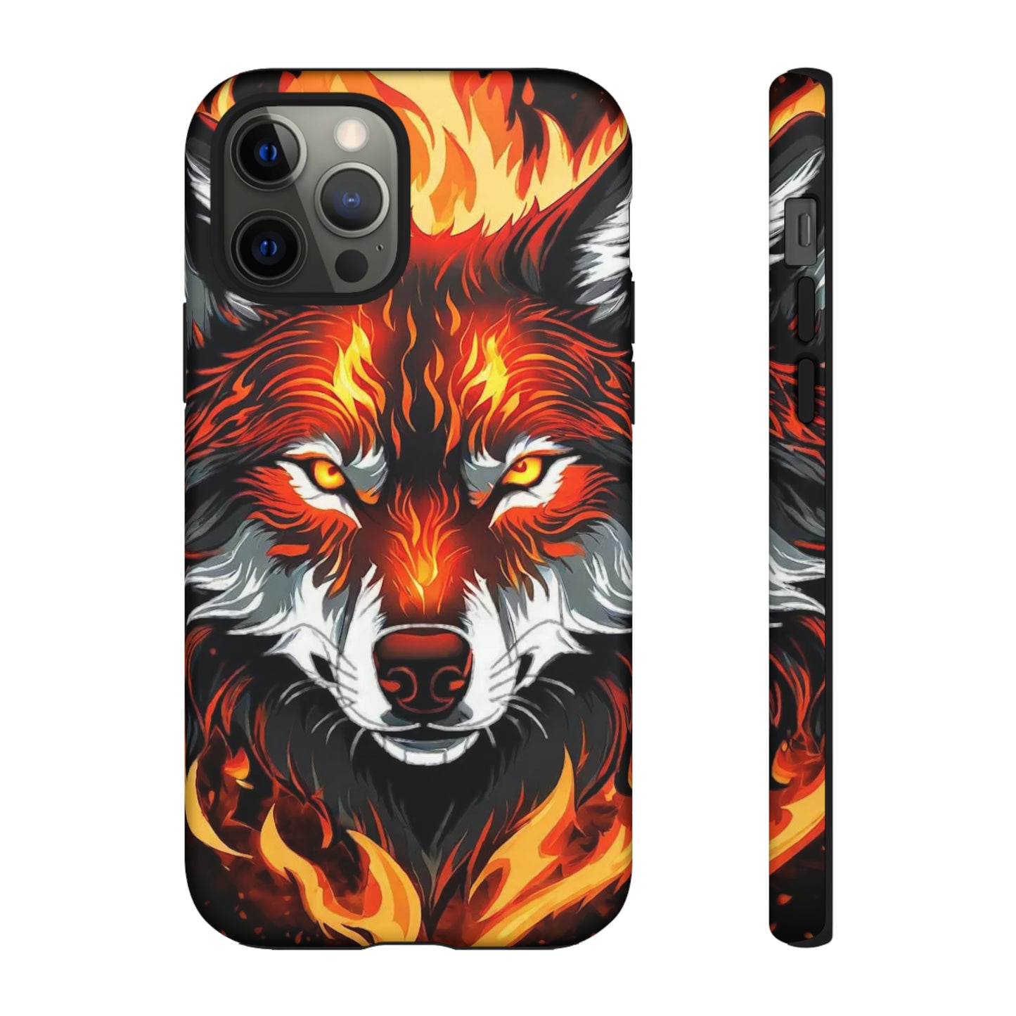 Fiery Wolf Tough Case