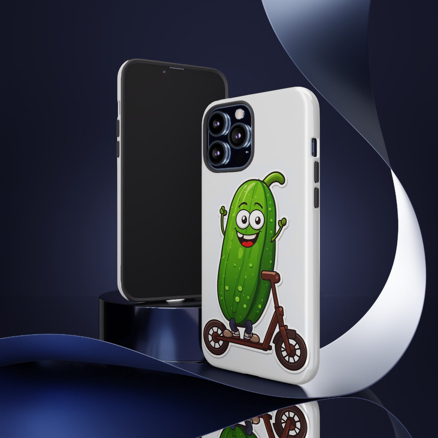 Cucumber on Scooter Tough Case