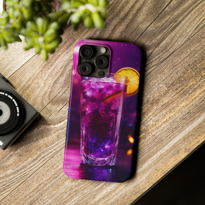 Purple Drink Slim Phone Case - Colorwink