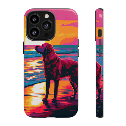 Happy Dog Beach Tough Case