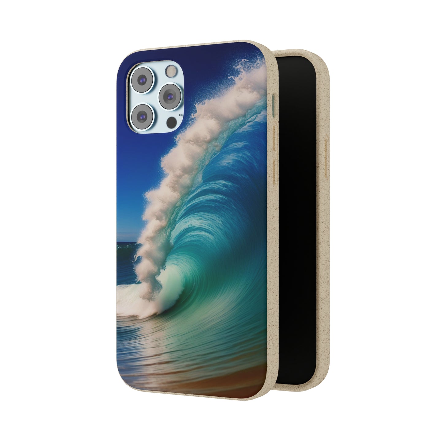 Deep Blue Wave Biodegradable Case