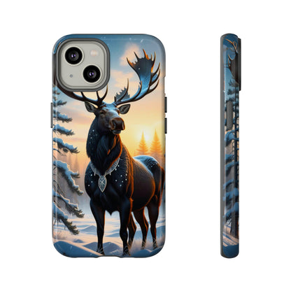 Winter Moose Tough Case