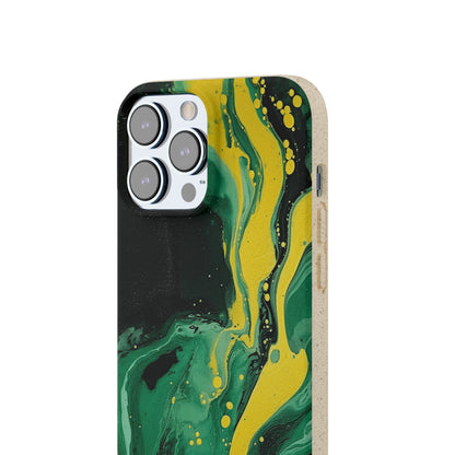 Swirling Shadows Design Biodegradable Case