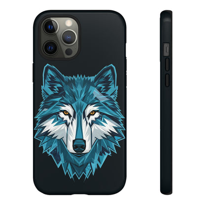 Cubism Wolf Art Tough Case