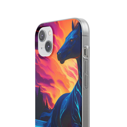 Black Horse Flexi Case - Colorwink