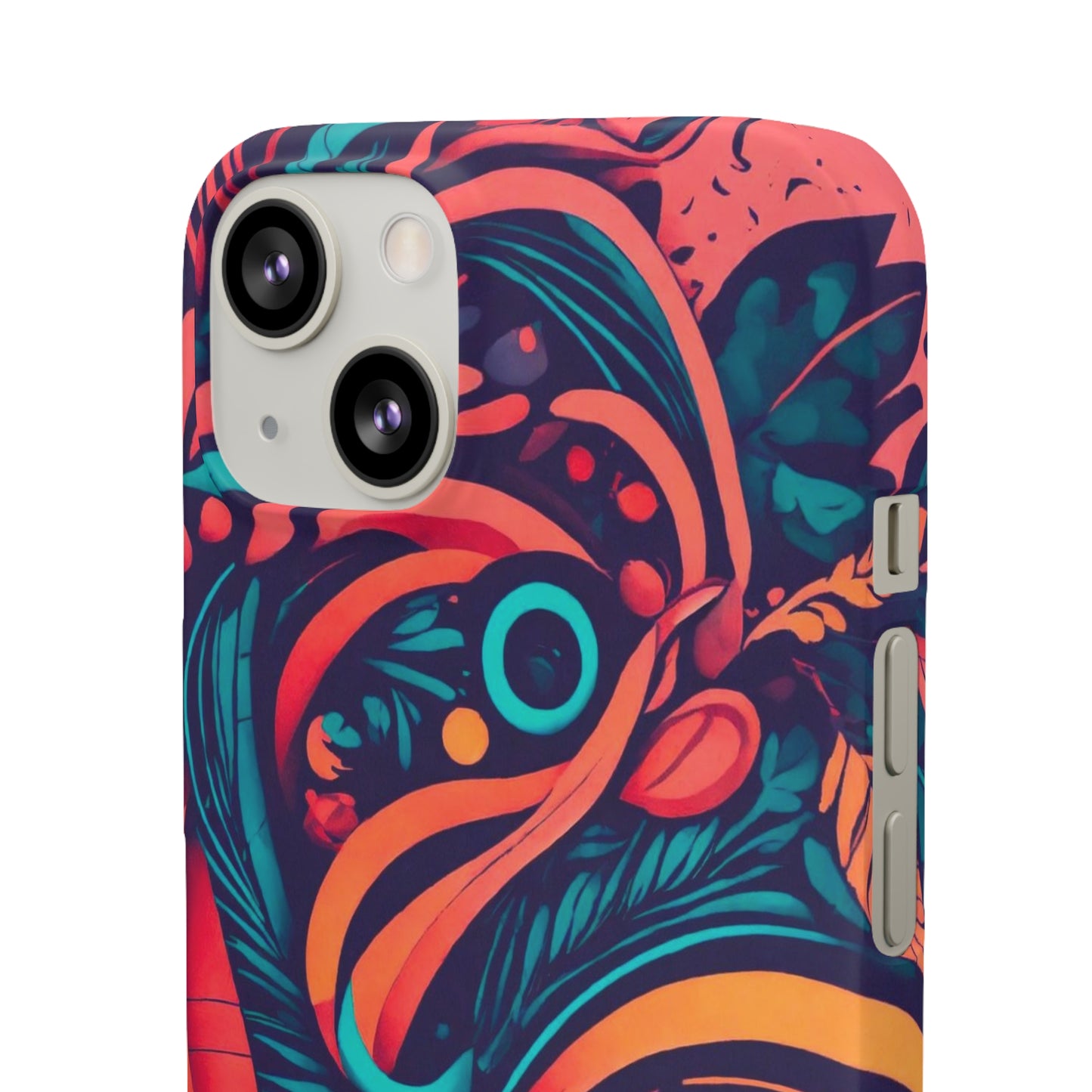 Abstract Flowers Snap Case - Colorwink