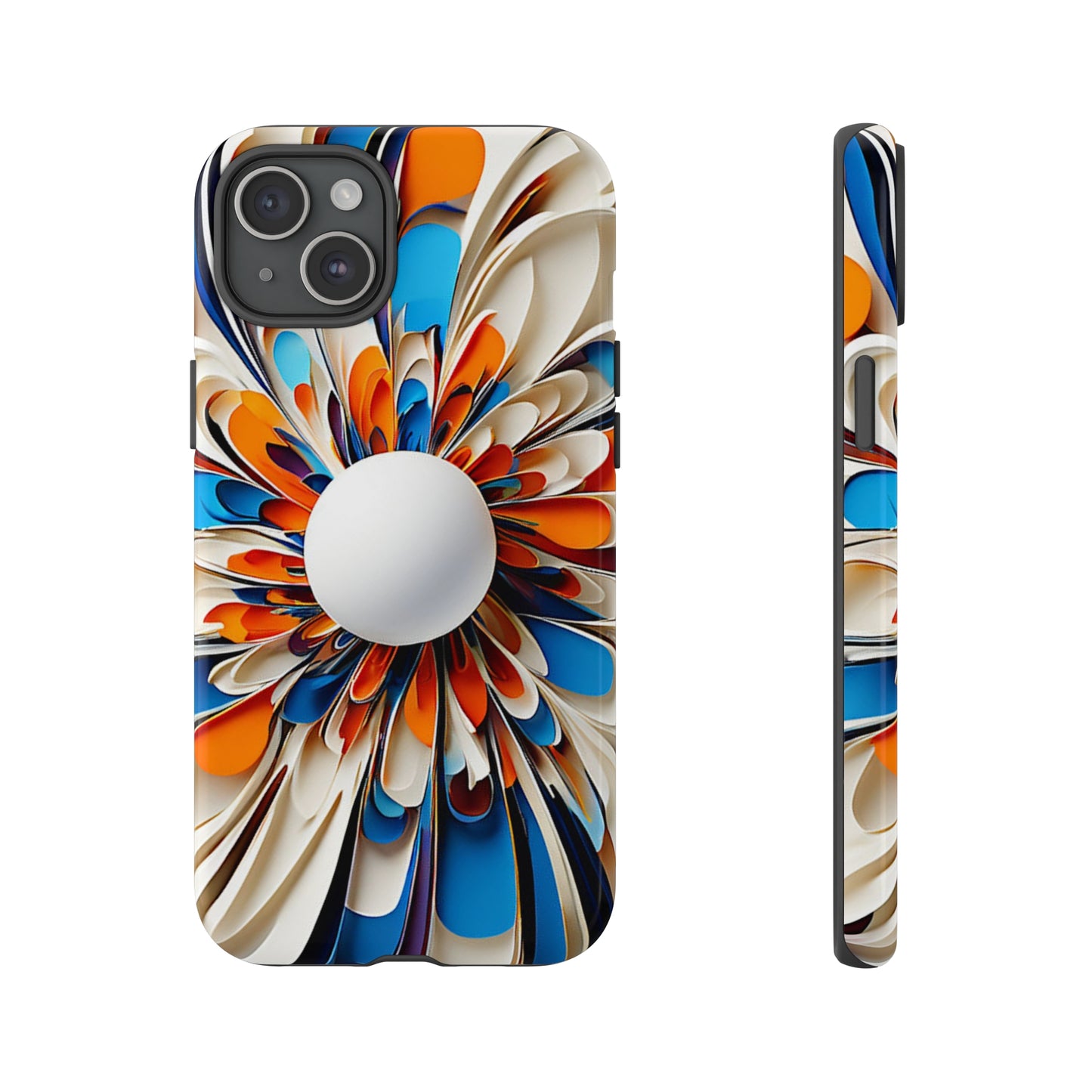 White Flower Tough Case