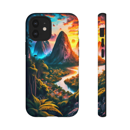 Glowing Mountain Tough Case