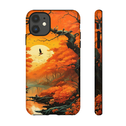 Sunset Tree Tough Case