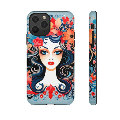 Floral Lady Tough Case