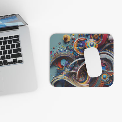 Oil Paint Pattern Mouse Pad