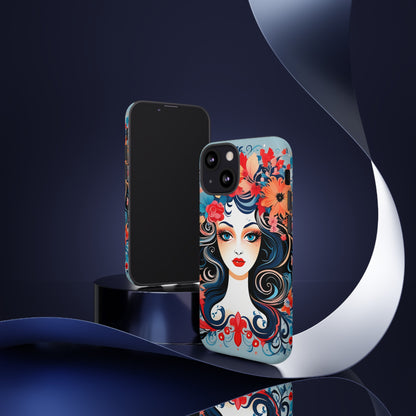 Floral Lady Tough Case