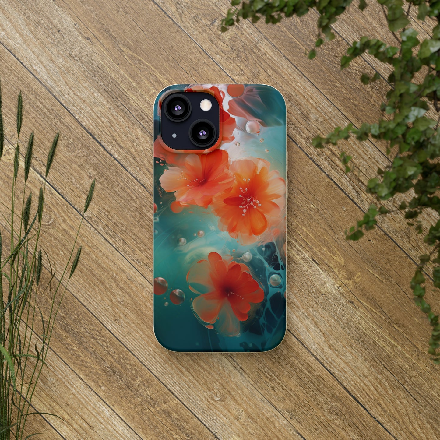 Flower painting Biodegradable Case