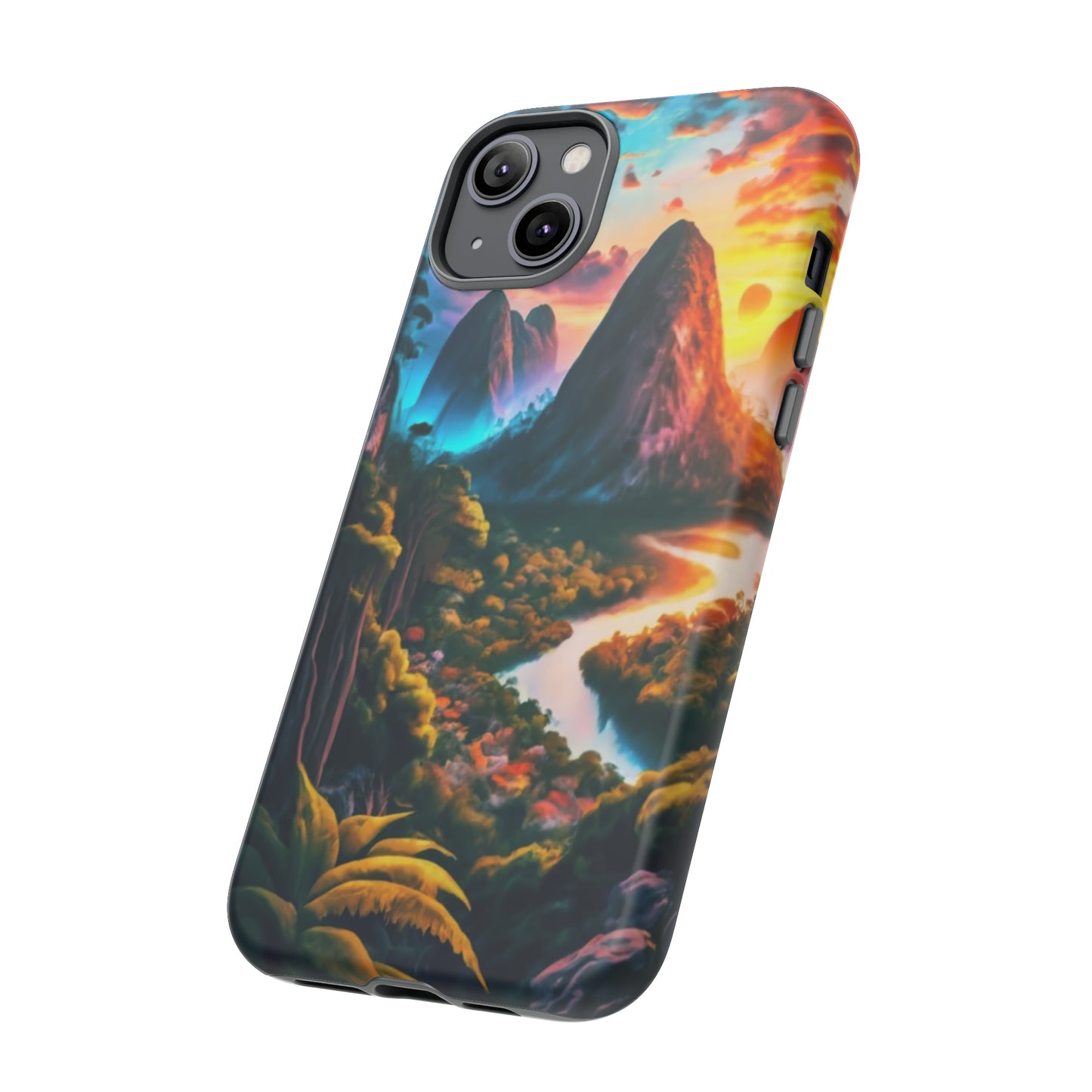 Glowing Mountain Tough Case