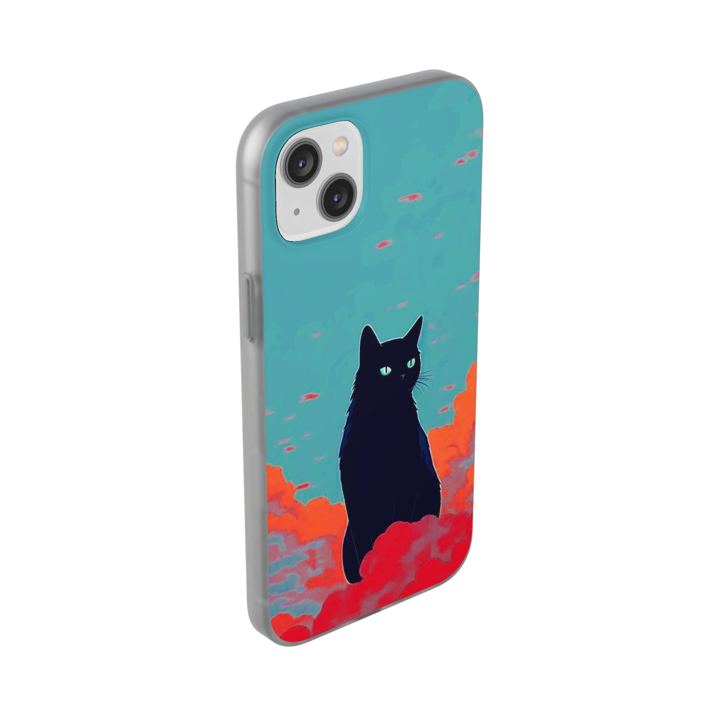 Black Cat Flexi Case - Colorwink