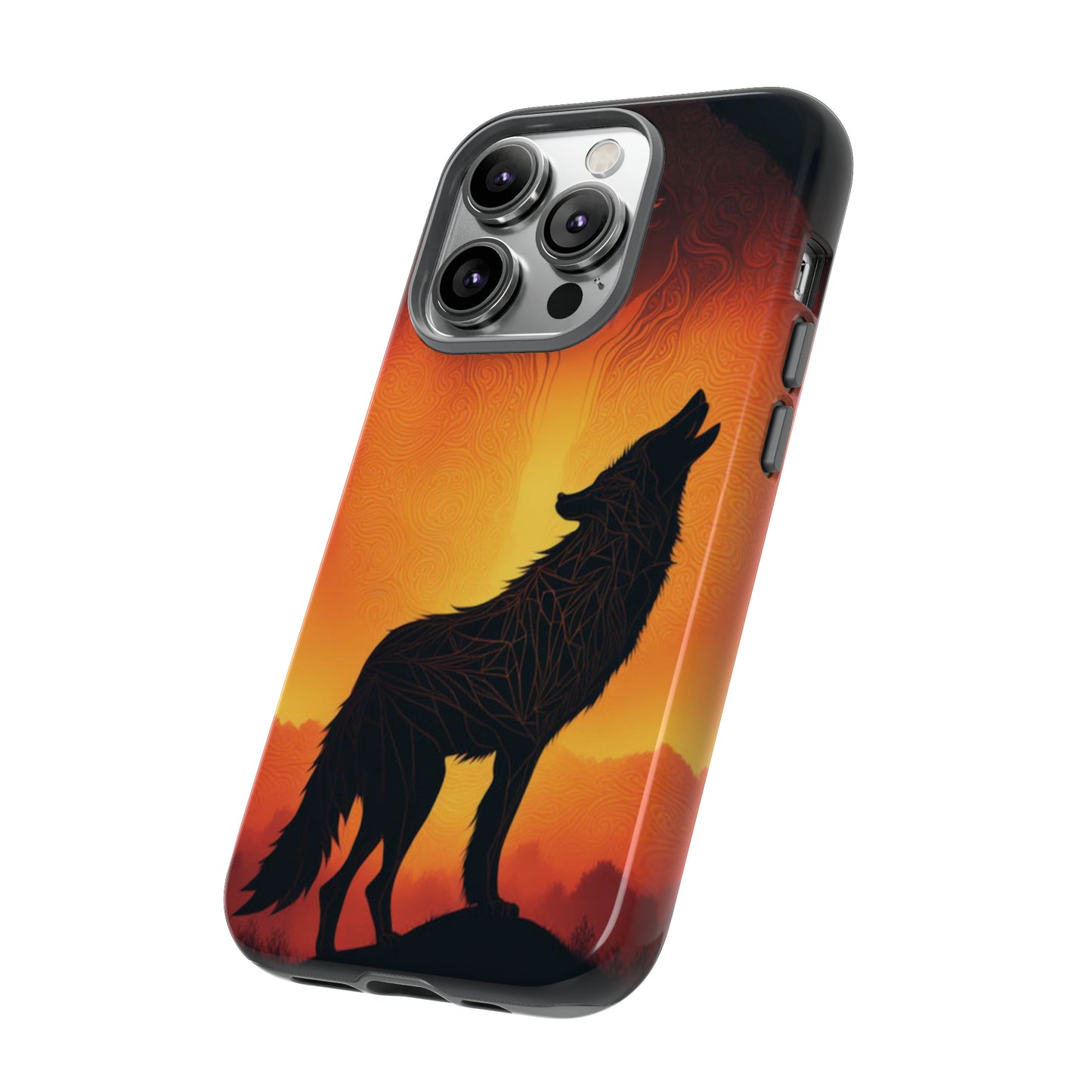 Wolf silhouette Tough Case