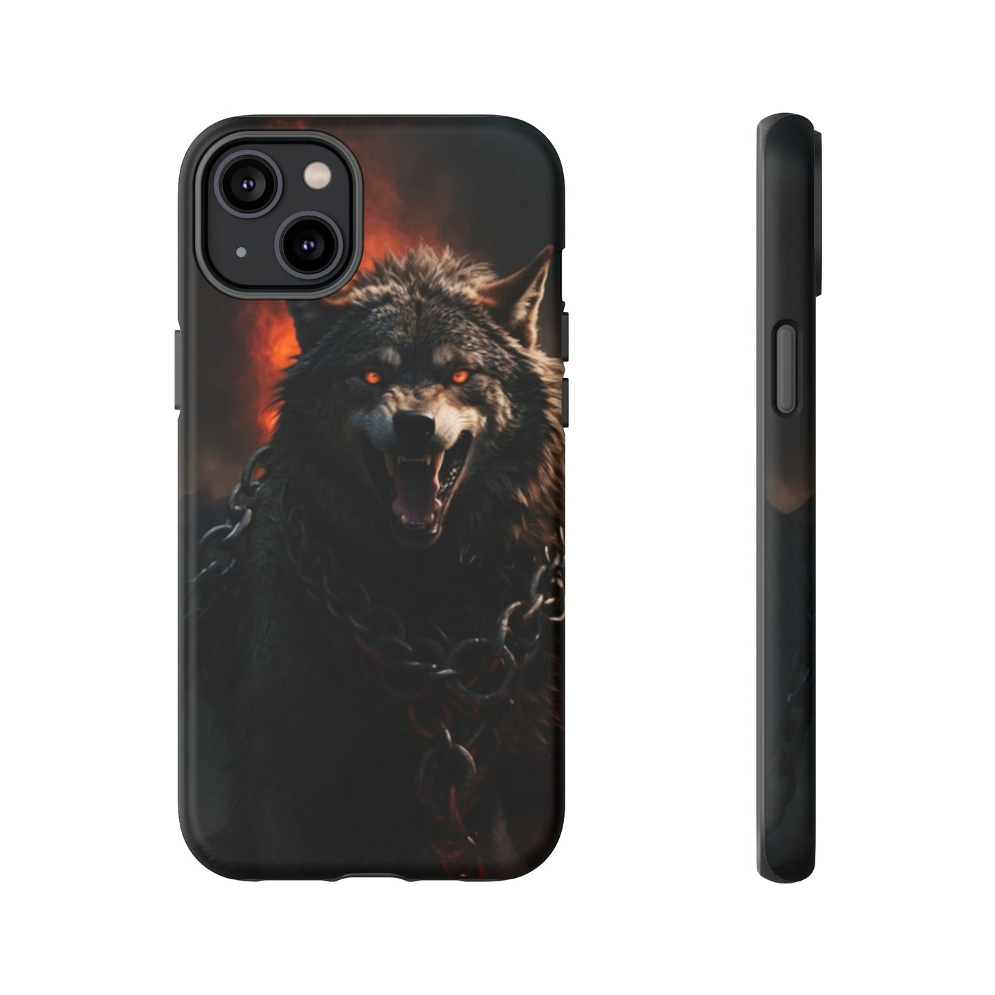 Wolf chained Tough Case