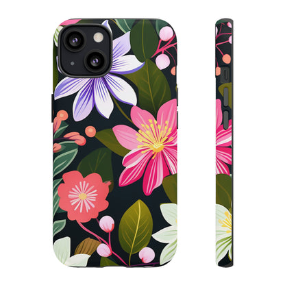 Pink Flower Pattern Tough Case