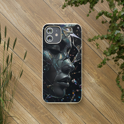 Fractured Glass art Biodegradable Case