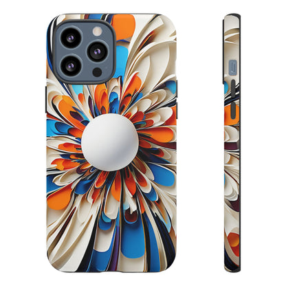 White Flower Tough Case