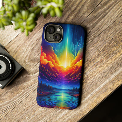 Rainbow Clouds Tough Case