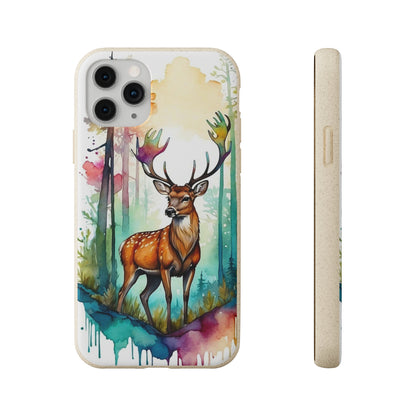 Forest Majesty Deer Biodegradable Case