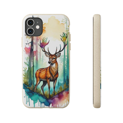 Forest Majesty Deer Biodegradable Case